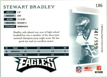 2007 Donruss Threads #186 Stewart Bradley Back