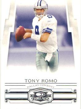 2007 Donruss Threads #96 Tony Romo Front