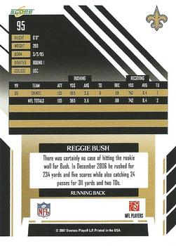 2007 Score #95 Reggie Bush Back