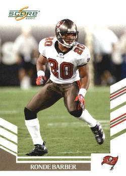 2007 Score #101 Ronde Barber Front