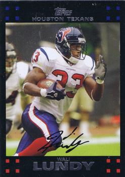 2007 Topps #72 Wali Lundy Front