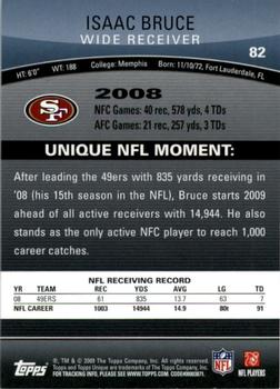 2009 Topps Unique - Bronze #82 Isaac Bruce Back