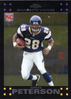 2007 Topps Chrome #TC181 Adrian Peterson Front