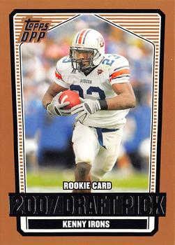 2007 Topps Draft Picks & Prospects #119 Kenny Irons Front