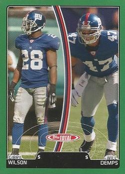 2007 Topps Total #63 Will Demps / Gibril Wilson Front