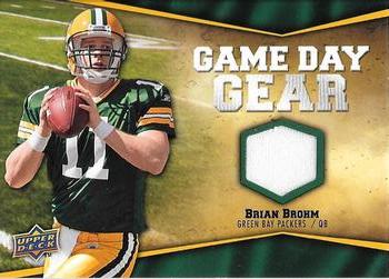 2009 Upper Deck - Game Day Gear #NFL-BB Brian Brohm Front