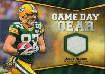 2009 Upper Deck - Game Day Gear #NFL-NE Jordy Nelson Front