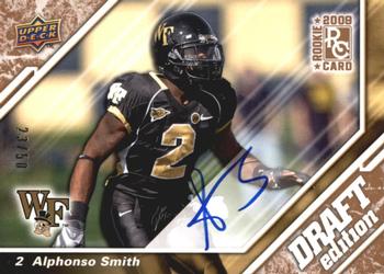 2009 Upper Deck Draft Edition - Autographs Copper #14 Alphonso Smith Front