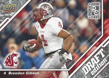 2009 Upper Deck Draft Edition - Brown #88 Brandon Gibson Front