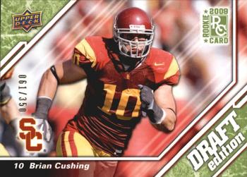 2009 Upper Deck Draft Edition - Green #61 Brian Cushing Front
