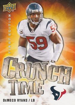 2009 Upper Deck First Edition - Crunch Time #CT-20 DeMeco Ryans Front