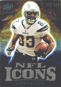 2009 Upper Deck Icons - NFL Icons Gold #IC-VJ Vincent Jackson Front
