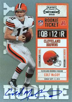 2010 Playoff Contenders #207b Colt McCoy Front