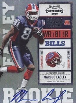 2010 Playoff Contenders #223a Marcus Easley Front