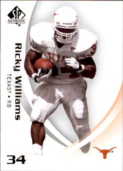 2010 SP Authentic #81 Ricky Williams Front