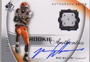 2010 SP Authentic #117 Mike Williams Front