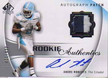 2010 SP Authentic #134 Andre Roberts Front