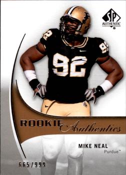 2010 SP Authentic #209 Mike Neal Front