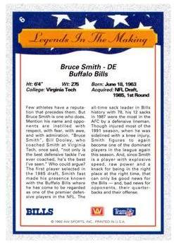 1992 All World #6 Bruce Smith Back
