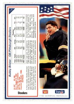 1992 All World #115 Bubby Brister Back