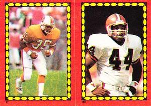 1988 Topps Stickers #17 / 185 Jeff Smith / Earnest Byner Front