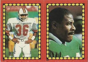 1988 Topps Stickers #19 / 231 Bobby Futrell / Johnny Hector Front