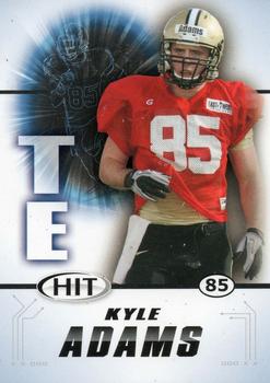 2011 SAGE HIT #65 Kyle Adams Front