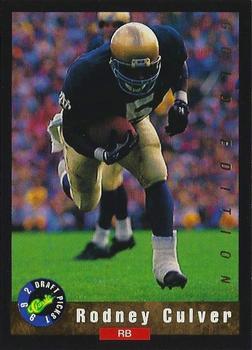 1992 Classic Draft Picks - Gold #47 Rodney Culver Front