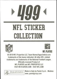 2010 Panini NFL Sticker Collection #499 Dashon Goldson Back