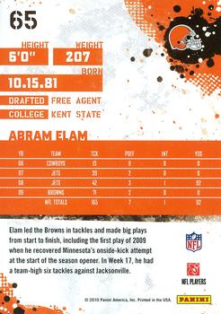 2010 Score - Glossy #65 Abram Elam Back