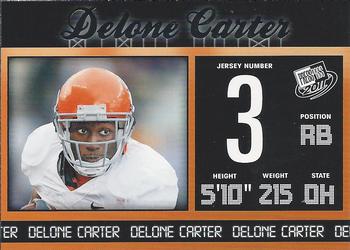 2011 Press Pass #27 Delone Carter Front