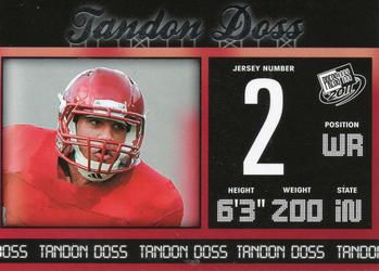 2011 Press Pass #44 Tandon Doss Front