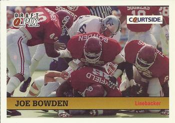 1992 Courtside Draft Pix #103 Joe Bowden Front