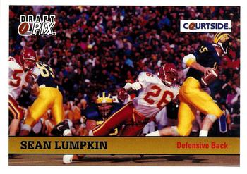1992 Courtside Draft Pix #24 Sean Lumpkin Front