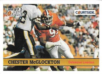 1992 Courtside Draft Pix #110 Chester McGlockton Front