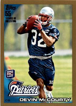 2010 Topps - Gold #295 Devin McCourty Front