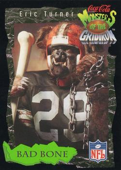 1994 Coca-Cola Monsters of the Gridiron #7 Eric Turner Front