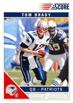 2011 Score #176 Tom Brady Front