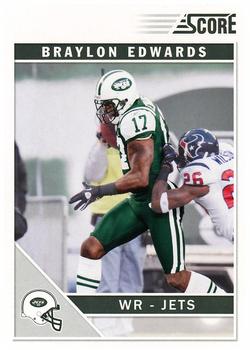 2011 Score #199 Braylon Edwards Front