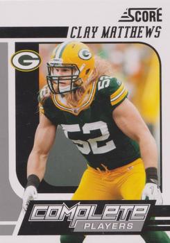 2011 Score - Complete Players Glossy #2 Clay Matthews Front