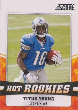 2011 Score - Hot Rookies #27 Titus Young Front