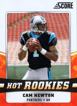 2011 Score - Hot Rookies Glossy #6 Cam Newton Front