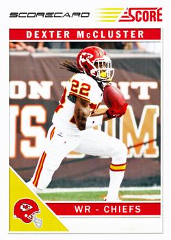 2011 Score - Scorecard #142 Dexter McCluster Front