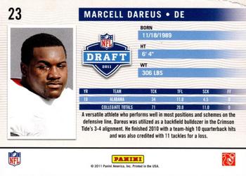 2011 Panini Prestige - NFL Passport #23 Marcell Dareus Back