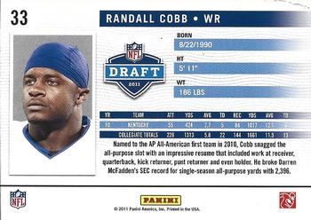 2011 Panini Prestige - NFL Passport #33 Randall Cobb Back