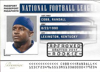 2011 Panini Prestige - NFL Passport #33 Randall Cobb Front