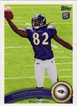 2011 Topps #274 Torrey Smith Front