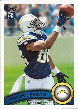2011 Topps #7 Vincent Brown Front