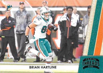 2011 Panini Threads #78 Brian Hartline Front
