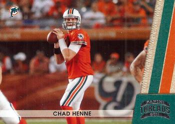 2011 Panini Threads #79 Chad Henne Front